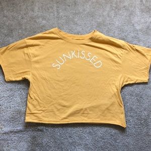 “Sunkissed” crop top